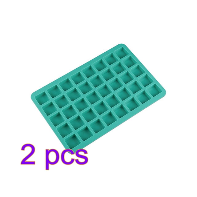 Molde cuadrado de silicona para caramelo, molde de chocolate reutilizable resistente al calor, utensilios para hornear de cocina casera sidaley HA7989-00B×2