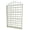 White, variant on Dura-Trel 57 x 95 Inch PVC Vinyl Outdoor Garden Patio Trellis, with Wall Mounting Screws, White