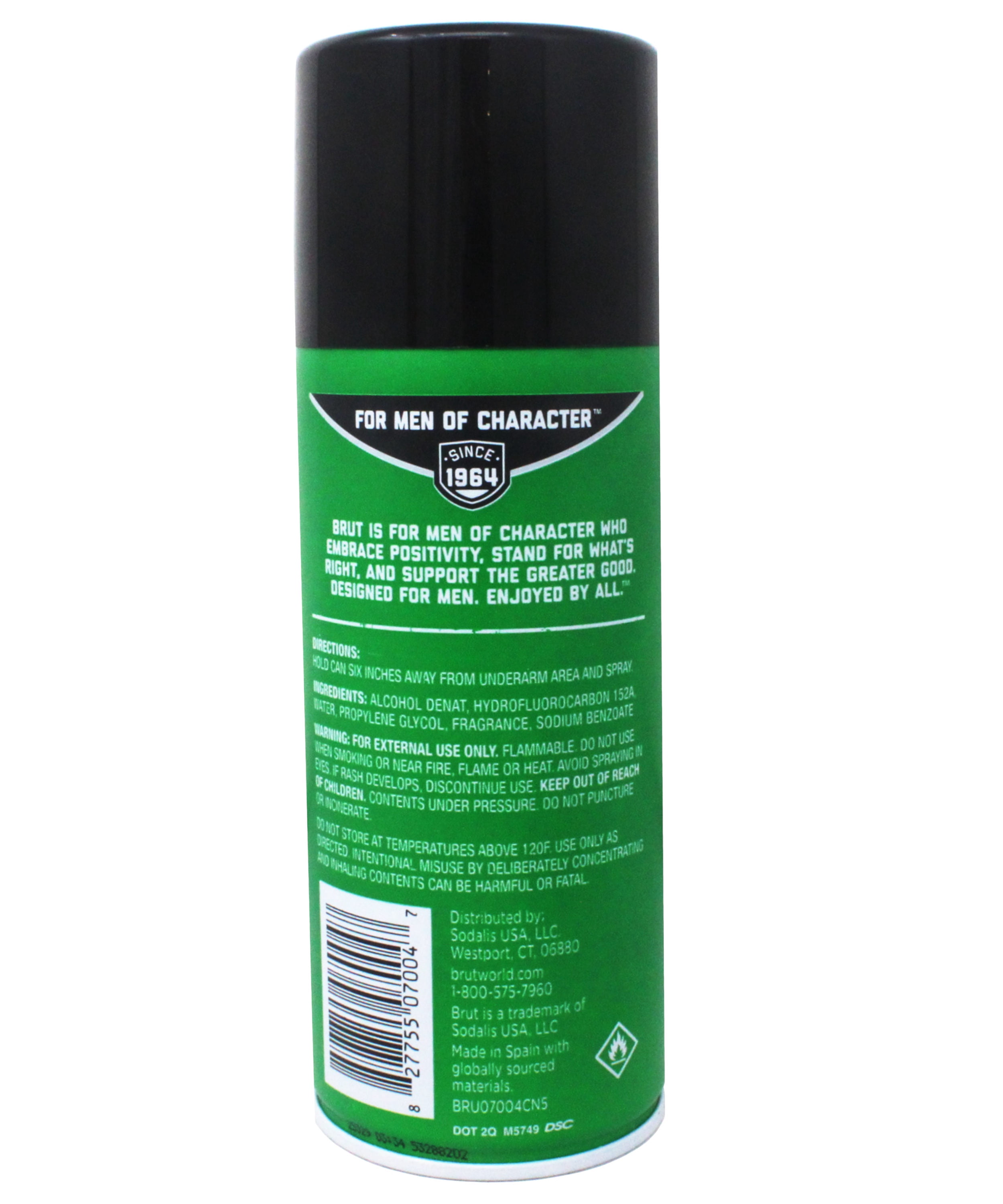 Brut Original Long-Lasting Deodorant Spray Original Scent 10 oz - 4 Pack