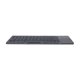 thumbnail image 1 of M Buder Teclado Inalámbrico BT Mini Plegable Portátil Ultradelgado con Panel Táctil de Alta Precisión Universal para Dispositivos Windows Android iOS Color Gris Batería Recargable, 1 of 9
