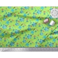 thumbnail image 2 of Soimoi polyester Crepe Fabric Leaves & Floral Print Fabric by Yard 42 Inch Wide, 2 of 5