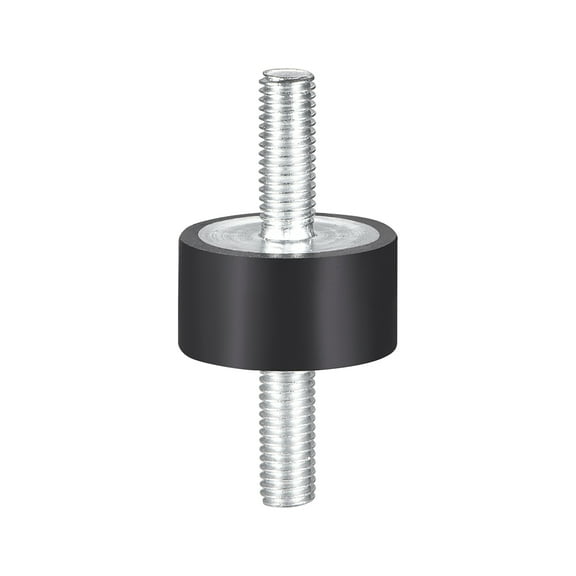D30 x H15 Rubber Vibration Isolator Mounts Shock Absorber with M8 x 23mm Stud