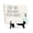 White, variant on Signs ByLITA Stay Safe & Wash Your Hands, Hygiene Sign, 6" x 8" (White)