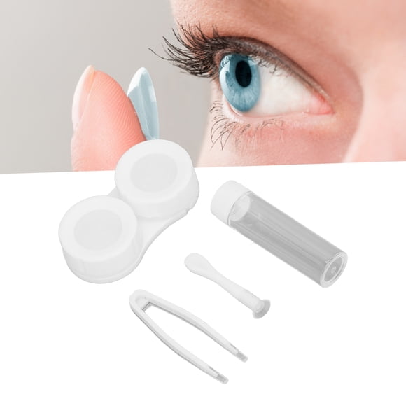Kit de Estuche para lentes de ContactO con Diseño de Pato, Portátil y Duradero, Diseño de Moda, Regalo Perfecto para Mujeres