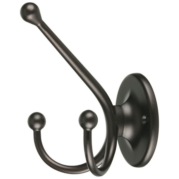 Mainstays, Triple Hook Oil-Rubbed Bronze Coat Hook, Mounting Hardware ...