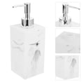 thumbnail image 4 of Miangastore Hand Soap Dispenser Marble Pattern Lotion Bottle Refillable Liquid Hand Soap Jar Container, 4 of 8