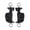 Large Double R, variant on Exercise Grip Handles With Metal Rings For Pull Down Machines And Cable Workouts With Ergonomic Shape And Strong Build