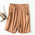 thumbnail image 2 of aidice Lounge Shorts for Women Summer Elastic Waisted Ruched Loose Comfy Homewear Shorts with Pockets, 2 of 8