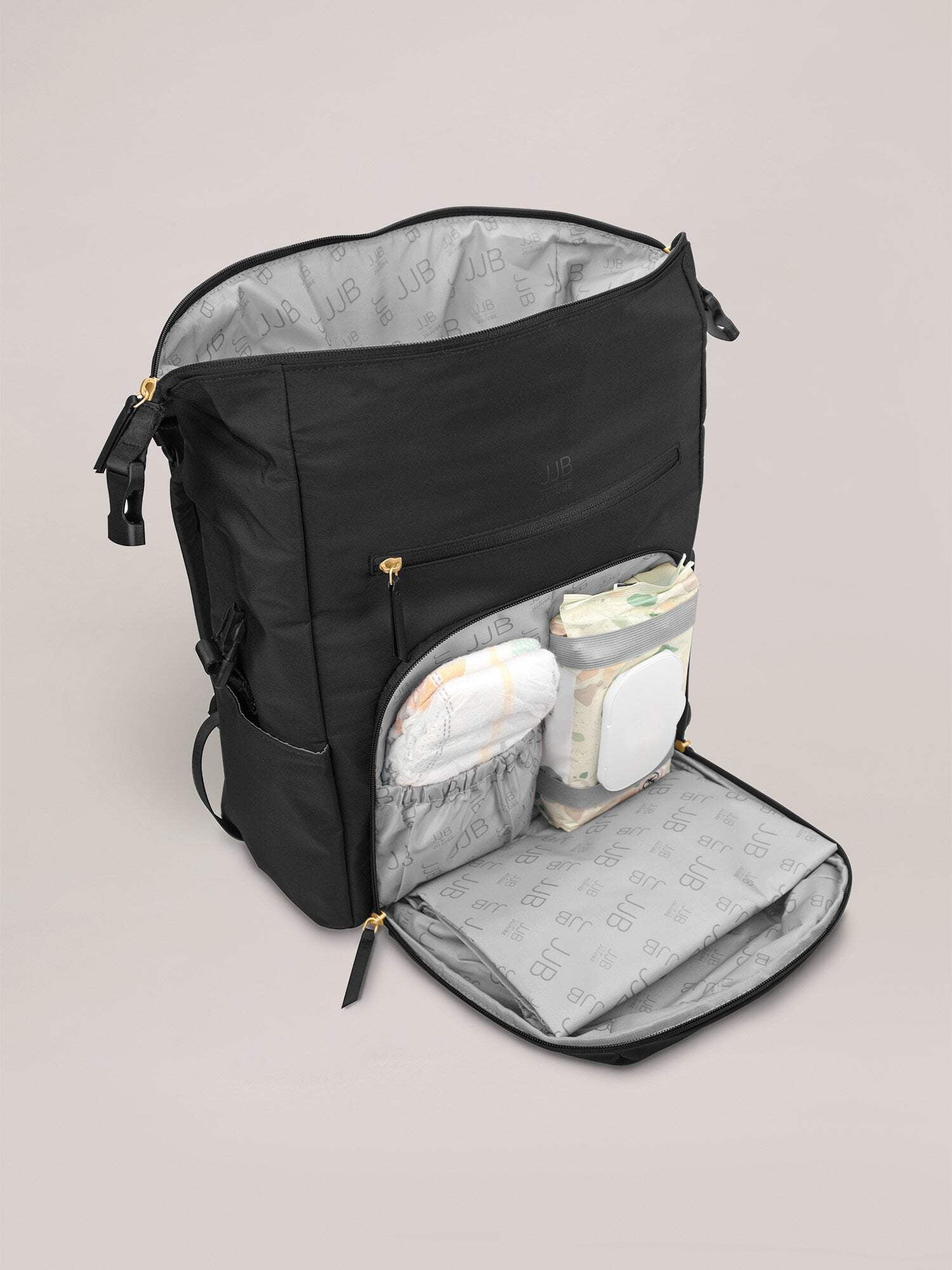 JuJuBe Modern Backpack Diaper Bag - Black