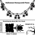 thumbnail image 3 of Halloween Party Decorations, Hanging Paper Spiders Bats Ghost Pumpkin Honeycomb Garland Halloween Decorations for Party Supplies Home Decor Indoor Outdoor, 3 of 5