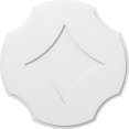 thumbnail image 1 of Ekena Millwork CMP34PL 34 in. OD x 11.75 in. Square Percival Architectural Grade PVC Contemporary Ceiling Medallion, 1 of 1