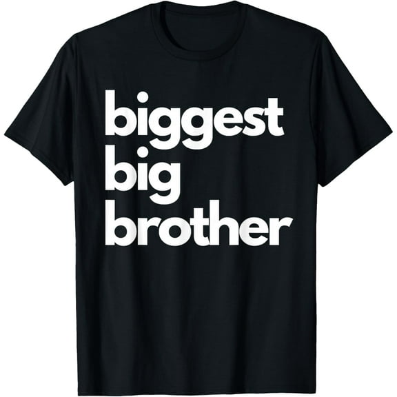Playful Comfort Tee - Biggest Big Brother - Brother To Be T-Shirt