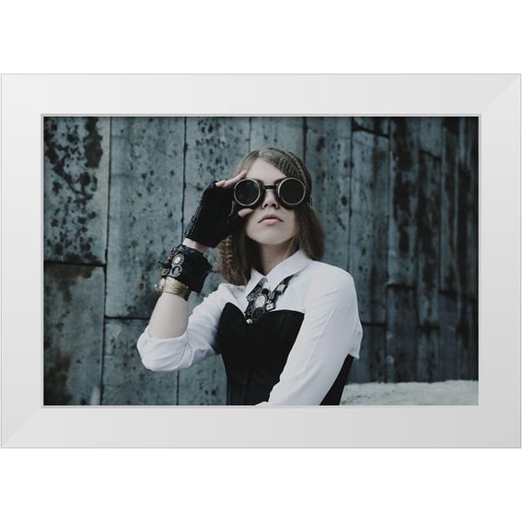 Sinyavina, Ksenia 14x11 White Modern Wood Framed Museum Art Print Titled - Untitled No 821