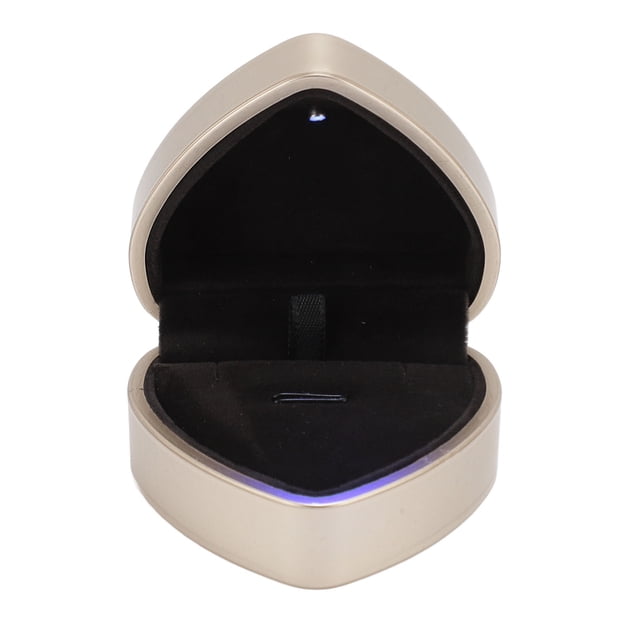 Necklace Box,Velvet Jewelry Boxes With Exquisite Appearance Spacious Interior Design LED Heart Shaped Box For Storing Bracelets Necklaces Earrings