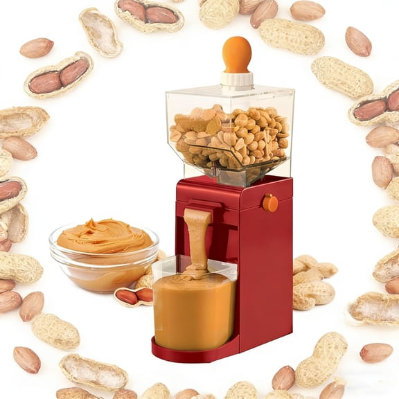 Electric Peanut Butter Maker, for Homemade Peanut Sesame Almond Cashew Butter, Multifunctional Food Blender Grinding Machine for Kitchen Home Use, Easy to Clean