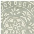 thumbnail image 6 of SAFAVIEH Bella Lucinda Medallion Geometric Wool Runner Rug, Grey/Ivory, 2'3" x 7', 6 of 8