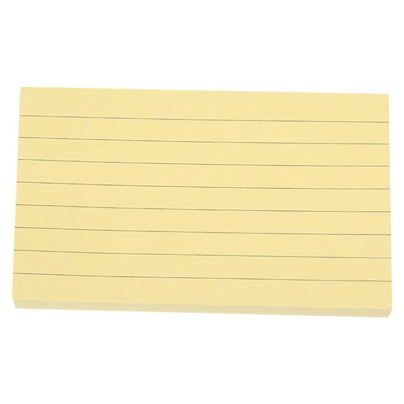 Index Cards 5 x 3 Inch Ruled Yellow Index Cards