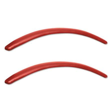 

3Pc Alera Neratoli Series Replacement Arm Pads Faux Leather 1.77w x .59d x 15.15h Red 1 Pair (NRAP39)