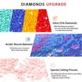 thumbnail image 6 of HsdsBebe Independence Day DIY Diamond Art Painting Kit,Decorated Crucifix Art Craft Gem Painting Adult and Children DIY FullRound 5D Diamond Drill Kit, 6 of 6