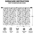 thumbnail image 2 of Blackout Kids Curtains,BlackWhite Lemon Fruit Slices White Pattern Childrens Insulated Curtains Set Of 2,Bedroom Essentials,Toddler Room Decor 42"x54", 2 of 5