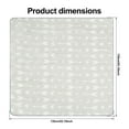 thumbnail image 2 of Baby Dining Chair Mat Waterproof Polyester High Chair Feeding Mat Nonslip High Chair Floor Mat Large Baby Splat Mat Practical Baby Spill Mat Portable Highchair Splat Mat for Home, 2 of 10
