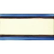 Solistone Hand-Painted Ceramic 3 in. x 6 in. Abanico White Glazed Ceramic Wall Tile, Case of 20