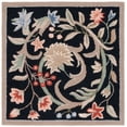 thumbnail image 2 of Safavieh Chelsea Baxter Bordered Wool Area Rug, Black, 3' x 3' Square, 2 of 11