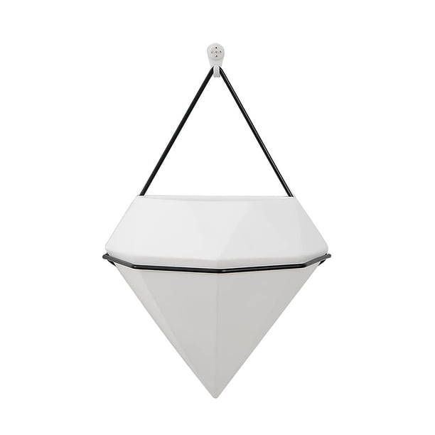 Maceta Triangular De Cerámica Para Aire, Contenedor De Decoración Para Colgar En La Pared, Ideal Para Plantas De Cactus Suculentas, Maceta Para Decoración Del Hogar Scienceny HA024127-02