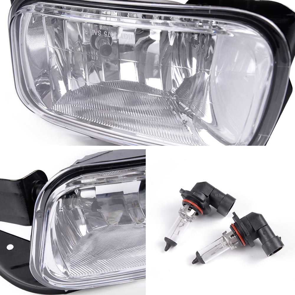 PIT66 Bumper Fog Lights Driving Lamps w/Bezel Fit For 09-12 Dodge Ram 1500 2500 3500 Fog Lamps