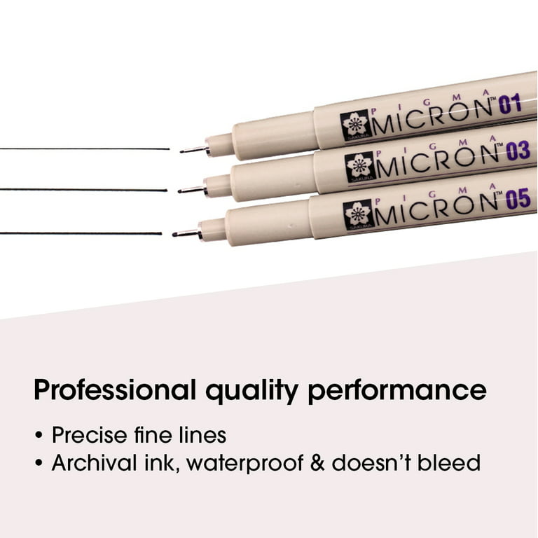 Pigma Micron Pens (Set Of 3)