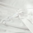 thumbnail image 3 of NTBAY 3 Piece Velvet Twin Duvet Cover Set with Zipper Closure and Corner Tie, Ultra Soft and Luxury Comforter Cover Set, 68"x90", White, 3 of 5