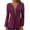 Purple, variant on Xqxayjr Womens Fall Clothes Popular Pick Tshirts Shirts For Women Long Sleeve Loose Fit Dress Shirts For Women V Neck Solid Color ​Basic ​Button Up Pleated ​​Winter ​Top ​Dressy ​Long Sleeve