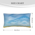thumbnail image 4 of Easygdp Blooming Sunflower Field Envelope Closure Pillowcase - 20x36in, Queen Pillowcase, Breathable, Stain-Resistant, Wrinkle-Free, 4 of 9