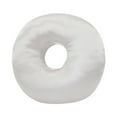 thumbnail image 3 of Luzkey Ear Piercing Pillow 30cm Comfortable Breathable Neck Support Removable Ergonomic Invisible Zipper O Shaped Side Sleepers Pillow white, 3 of 8