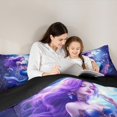 thumbnail image 4 of Manfei Sea Mermaid 7-Piece Twin Bedding Sets,Ocean Princess Bedding Comforter Set,Underwater World Breathable Sheet Sets,Microfiber Girls Bedroom Decor,Reversible, 4 of 8