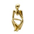 thumbnail image 1 of CAROOTU Statue Abstraite de Penseur de Résine de Décoration de Maison Moderne pour la Décoration de Bureau Simple, 1 of 6