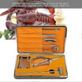 thumbnail image 2 of Lobster Cracker, 8PCS Seafood Cracker Lobster Crab Cracker Tools Stainless Steel Seafood Claw Tool Set Gift Crab Cracker P20250110734, 2 of 5