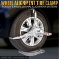 AutoSolo Wheel Alignment Tire Clamp with Magnetic Adapter Plate - Front ...