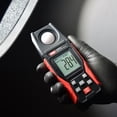 thumbnail image 3 of TASI Digital Light Meter Illuminance Lux Meter with Record Function LCD Display 0~200,000 Measurement Range Flexible Sensor Light Tester for Photography Plants Indoor Outdoor, 3 of 8