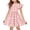 Pink, variant on YOUYEDIAN Easter Midi Dress for Girls Toddler Summer Flutter Sleeve Dresses Casual Buuny Rabbit Print Crew Neck Princess Dress (Saffron, 8-9 Years)