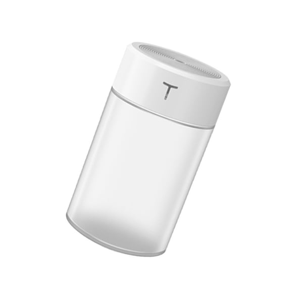 Wosthever Humidificador de aire de 360ml, Mini difusor de luz nocturna colorido, purificador de aire ajustable, generador de niebla para el hogar, Suministros de limpieza para el hogar blanco