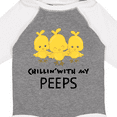 thumbnail image 4 of Inktastic Chillin' with My Peeps Boys or Girls Long Sleeve Baby Bodysuit, 4 of 5