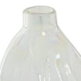 thumbnail image 5 of DecMode White Glass Handmade Blown Decorative Vase, 11" x 11" x 16", 5 of 7