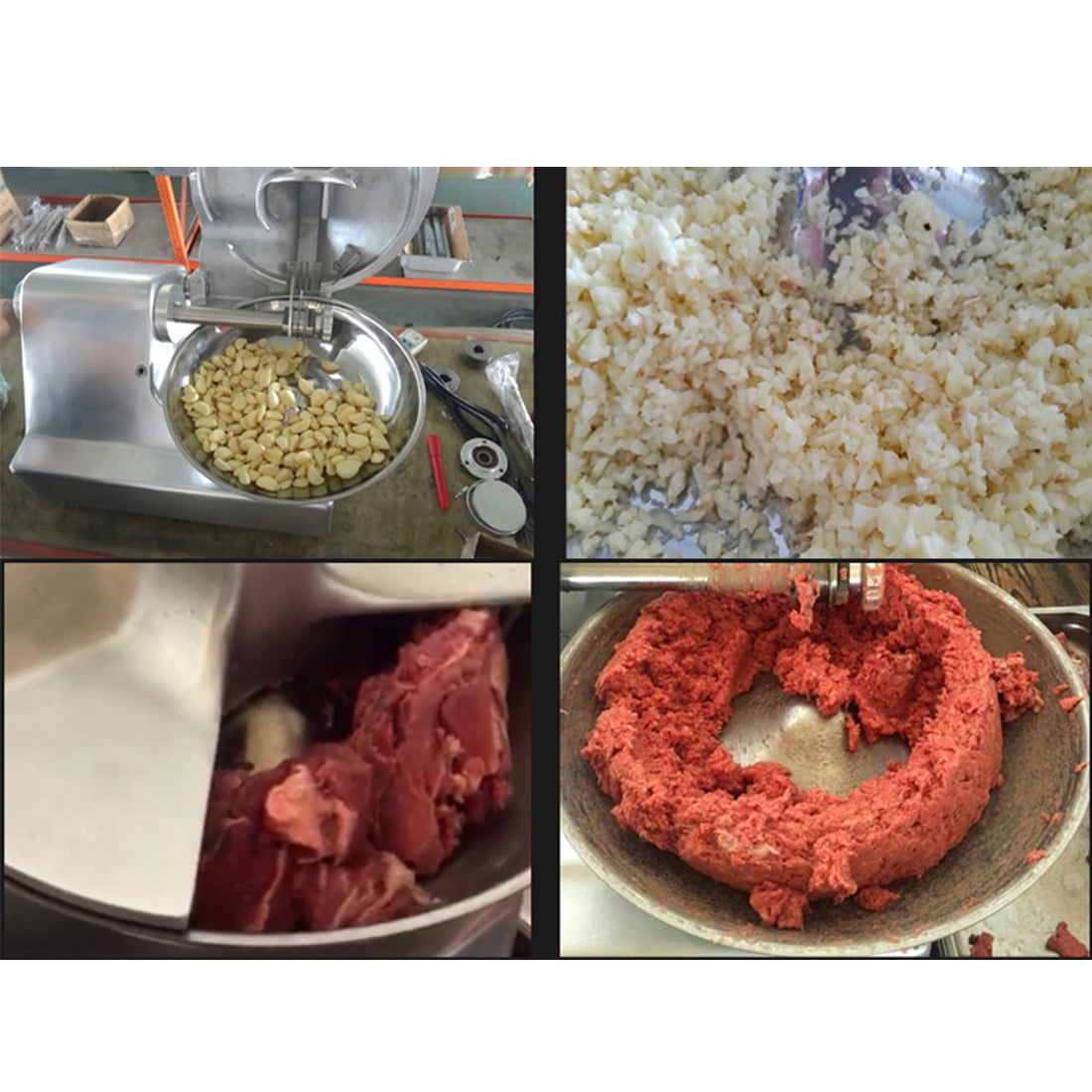 INTBUYING 5.5L Auto Meat Veg Shredder Food Chopper Processor 120kg/h