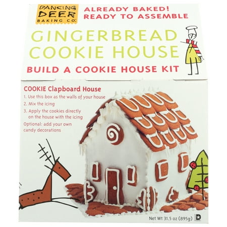 Dancing Deer Baking Co. Gingerbread Cookie House Build A Cookie House Kit, 31.5 Oz.