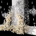 thumbnail image 3 of Set de decoración para fiestas, fondo de pared plateado brillante, 20 unidades, 3 of 9