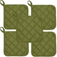thumbnail image 1 of 5Pcs Kitchen Pot Holders Set Heat Resistant Pure Cotton Potholders Kit Trivets Large Coasters Hot Pads Pot Holders for Everyday Cooking and Baking by 6.5 x 6.5 Inch, 1 of 6