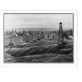 thumbnail image 2 of Historic Framed Print, California. Taft (vicinity). Derriks in an oil field, 17-7/8" x 21-7/8", 2 of 9