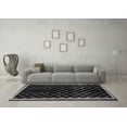thumbnail image 3 of Ahgly Company Indoor Rectangle Checkered Gray Modern Area Rugs, 2' x 3', 3 of 4