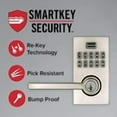 thumbnail image 3 of 917 SmartCode Contemporary Electronic Residential Lever featuring SmartKey Security in Matte Black, 3 of 4